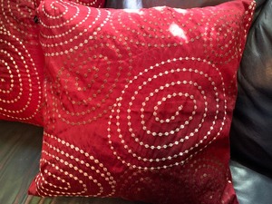 lot 88 image: Pair of Decorative Throw Pillows