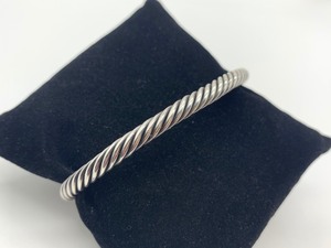lot 105 image: Open Cuff Sterling Silver Bracelet