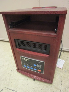 lot 847 image: COMFORT ZONE 1500W HEATER, ON WHEELS
