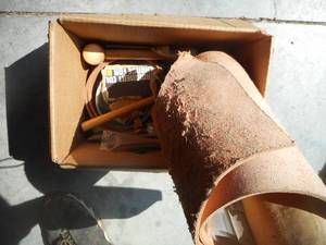 Box of Leathersmith Items