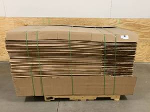 Entire Pallet of tall boxes - stamped ENS. No bottoms 52 high x 26 x 19