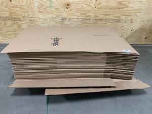 Entire Pallet of tall boxes - stamped ENS. No bottoms 52 high x 26 x 19