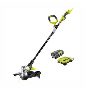 Ryobi 40-Volt Lithium-Ion Cordless String TrimmerEdger - 2.6 Ah Battery and Charger Included