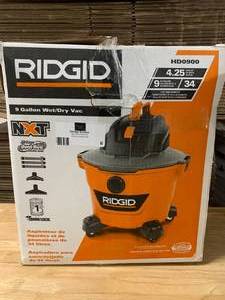 Ridgid 9 Gal. 4.25-Peak HP NXT WetDry Shop Vacuum with Filter, Hose and Accessories