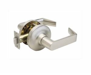 COPPER CREEK Grade 1 WFL Satin Stainless Cylindrical UL Passage HallCloset Door Lever