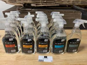 Entire lot of spray cleaners