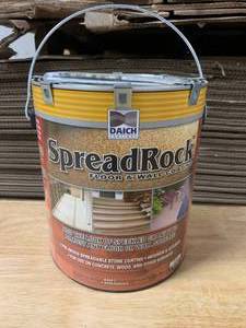 SPREADROCK Granite Stone Coating 1 gal. Flint Gray Satin InteriorExterior Concrete Resurfacer and Sealer