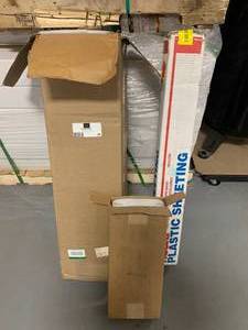 Lot of plastic covering. See photos.