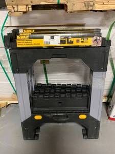 DEWALT - Lot of 3 33 in. Folding Sawhorse with Adjustable Metal Legs
