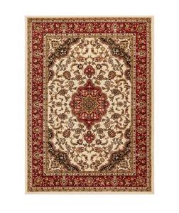 WELL WOVEN Barclay Medallion Kashan Ivory 4 ft. x 5 ft. Traditional Area Rug