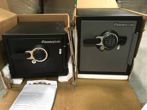 lot 22 image: Lot of 2 Sentry Safes locked