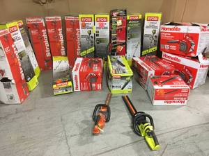 lot 28 image: Pallet of assorted Outdoor tools various Brands, styles and conditions