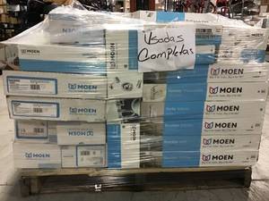 lot 1 image: Pallet of MOEN of assorted  complete Faucets customer returns