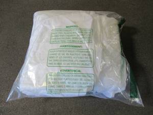 The Company Store Velvet Flannel White Solid Full Fitted Sheet, EU29-F-WHITE - NEW