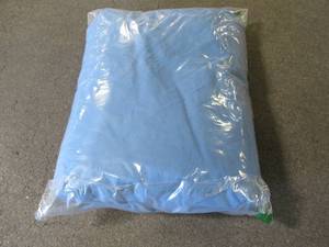 The Company Store Classic 210-Thread Count Cotton Percale Fitted Sheet, E4S6-Q-DELFT - NEW