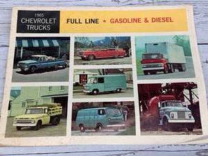 lot 16 image: 1965 Full Line Chevrolet Truck Brochure