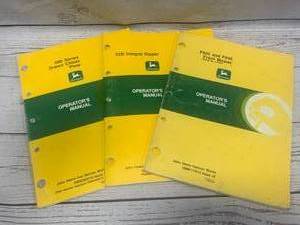 lot 23 image: Lot of 3 John Deere Manuals ($15 to $40 each on ebay)