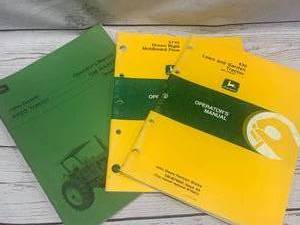 lot 24 image: Lot of 3 John Deere Manuals ($15 to $40 each on ebay)