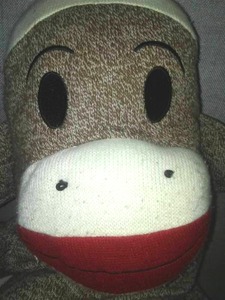 lot 36 image: Sock Monkey 51  tall