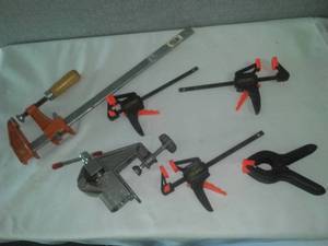 lot 95 image: Woodworking and utility Clamps  6
