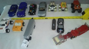 lot 97 image: Metal and plastic vehicles.