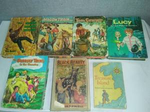 lot 136 image: Vintage Books See pictures for titles and condition.