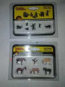 lot 144 image: N Scale Model Railroading Scenic Accents - New