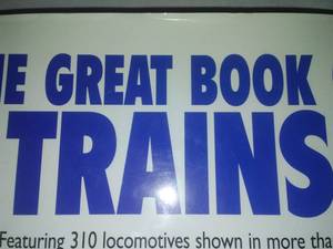 lot 153 image: The Great Book of Trains & more. Like new