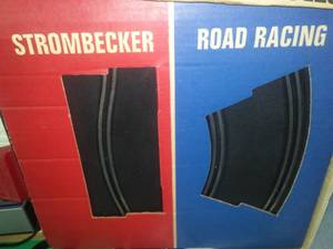 lot 190 image: Strombecker Monaco Road Racing Set WITH 4 CARS