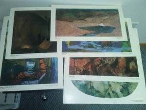 lot 223 image: Artwork rare Bureau of Reclamation Art Collection 6 prints.