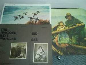 lot 226 image: Artwork variety 3 watercolors from Mary Jespersen & more.