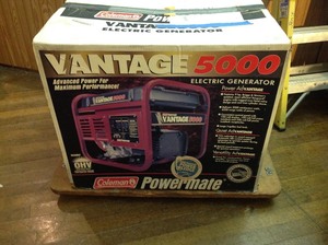lot 63 image: Coleman Vantage 5000 9HP Generator