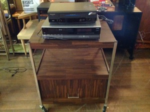 lot 97 image: Stand & VCRs