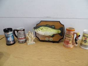 lot 19 image: Billy Bass - Beer Steins