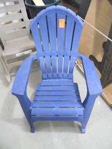lot 45 image: RealComfort Midnight Patio Adirondack Chair
