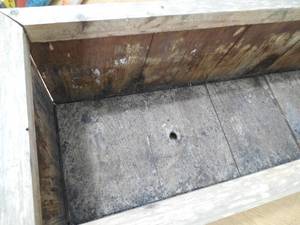 lot 119 image: 40 in. x 12 in. Wood Planter Box