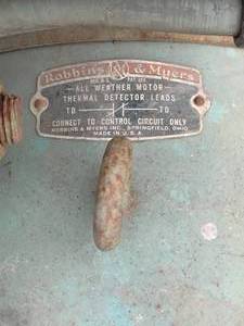 lot 15 image: R&M 5 Ton Wire Rope Hoist with Trolley
