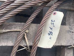 lot 25 image: Wire Rope Cable Sling 25 x 58
