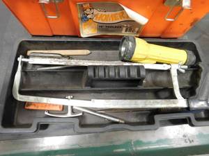 lot 147 image: 19 Tool Box with Tools