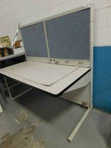 lot 163 image: Work Bench with Electric & Air Hook Up