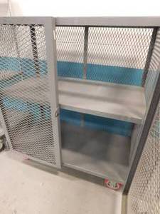 lot 180 image: Lockable Rolling Security Cage - 48(w) x 56(h) x 26.25(d)