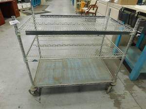 lot 246 image: Rolling Metro Utility Cart