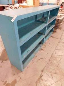 lot 260 image: Wood Shelving Unit - 8(w) x 4(h) x 16(d)