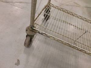 lot 278 image: Rolling Utility Cart - 35.5(w) x 60(h) x 18(d)