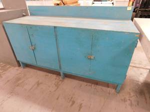 lot 295 image: Wood Cabinet - 72.5(w) x 36(h) x 26(d)
