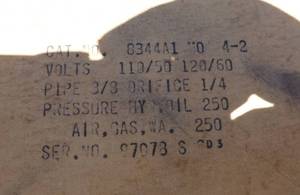 lot 313 image: 4 Large Asco Solenoid Valves and 2 Medium