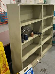 lot 267 image: Metal Storage Unit - 6(w) x 64(h) x 12(d)