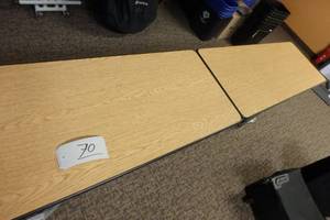 lot 70 image: Folding classroom table