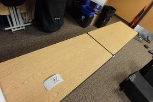 lot 72 image: Folding classroom table