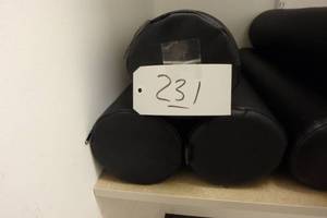 lot 231 image: 3 round bolsters